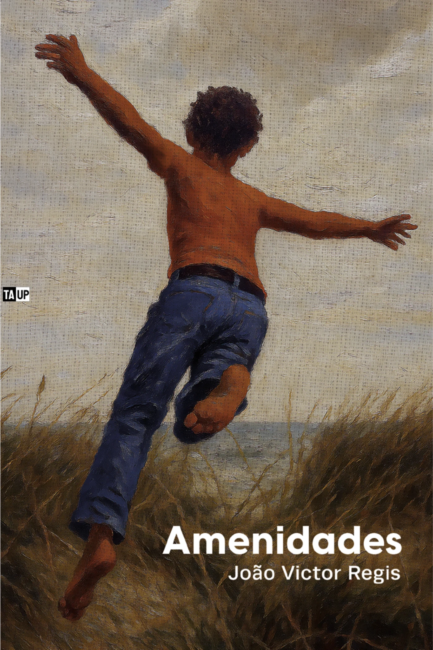 Capa do livro Amenidades, de João Victor Regis — design de Jéssica Iancoski (TAUP)
