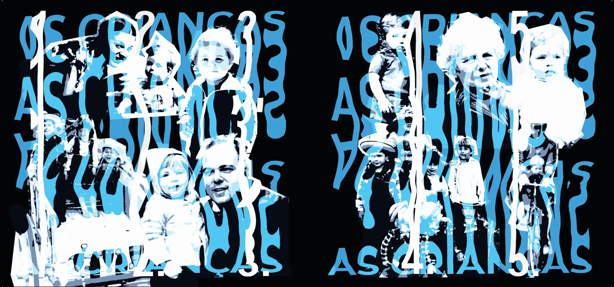 As Crianças — Segunda lâmina (verso da capa)