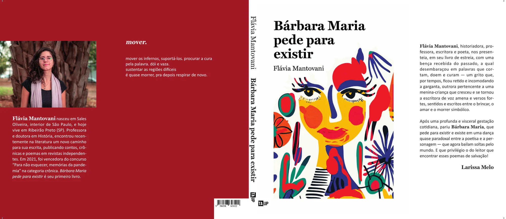 Bárbara Maria pede para existir — Capa aberta