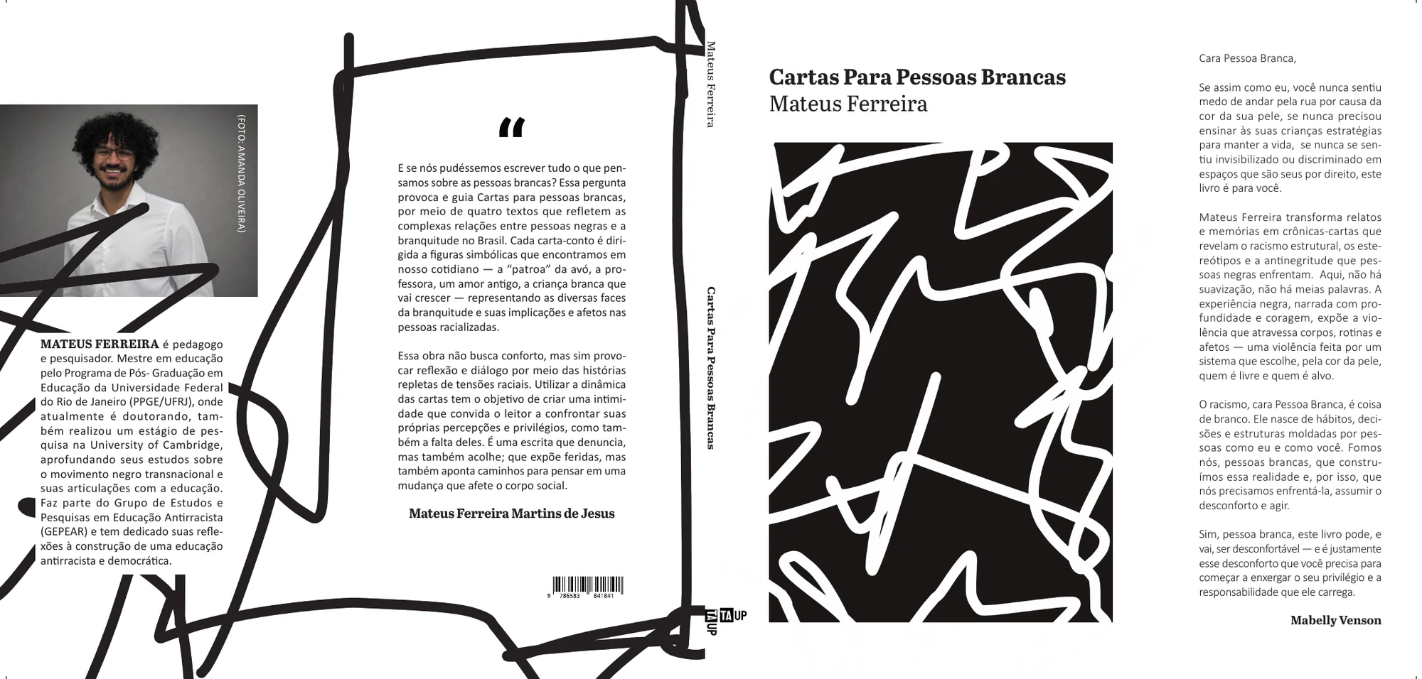 Cartas para pessoas brancas — Portada abierta