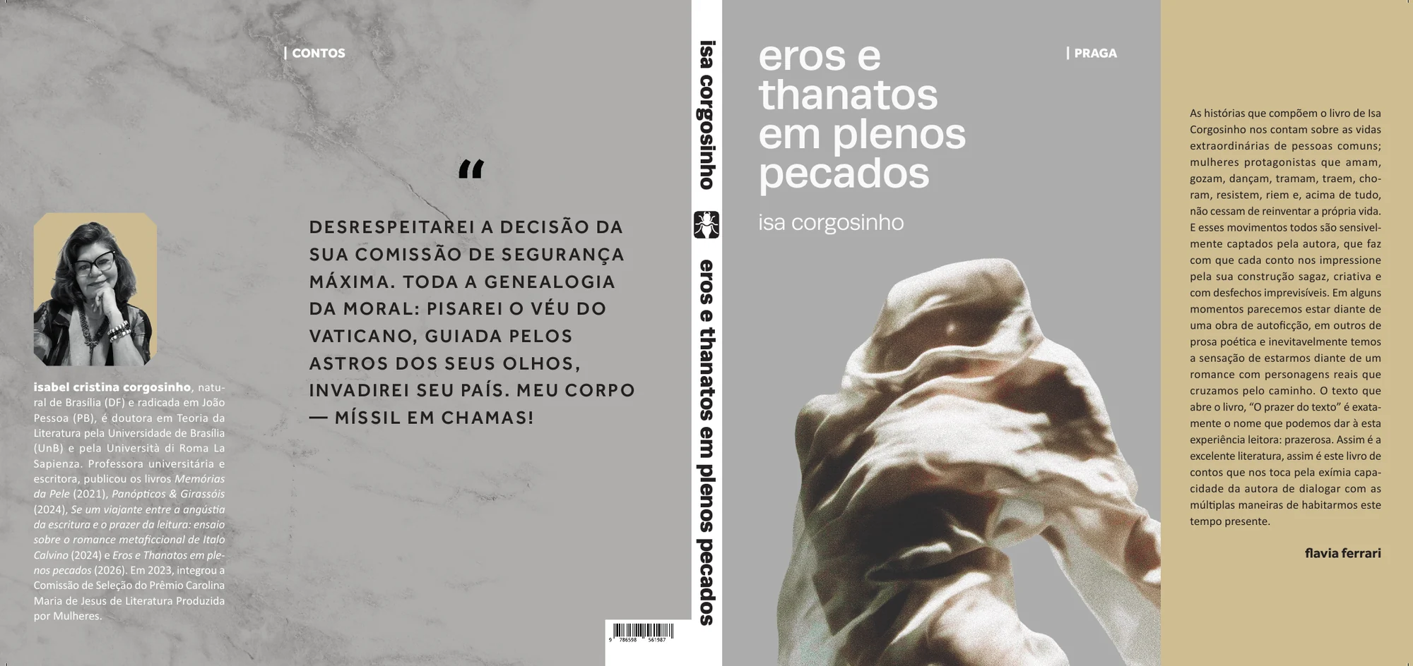 Eros e Thanatos em plenos pecados — Capa aberta