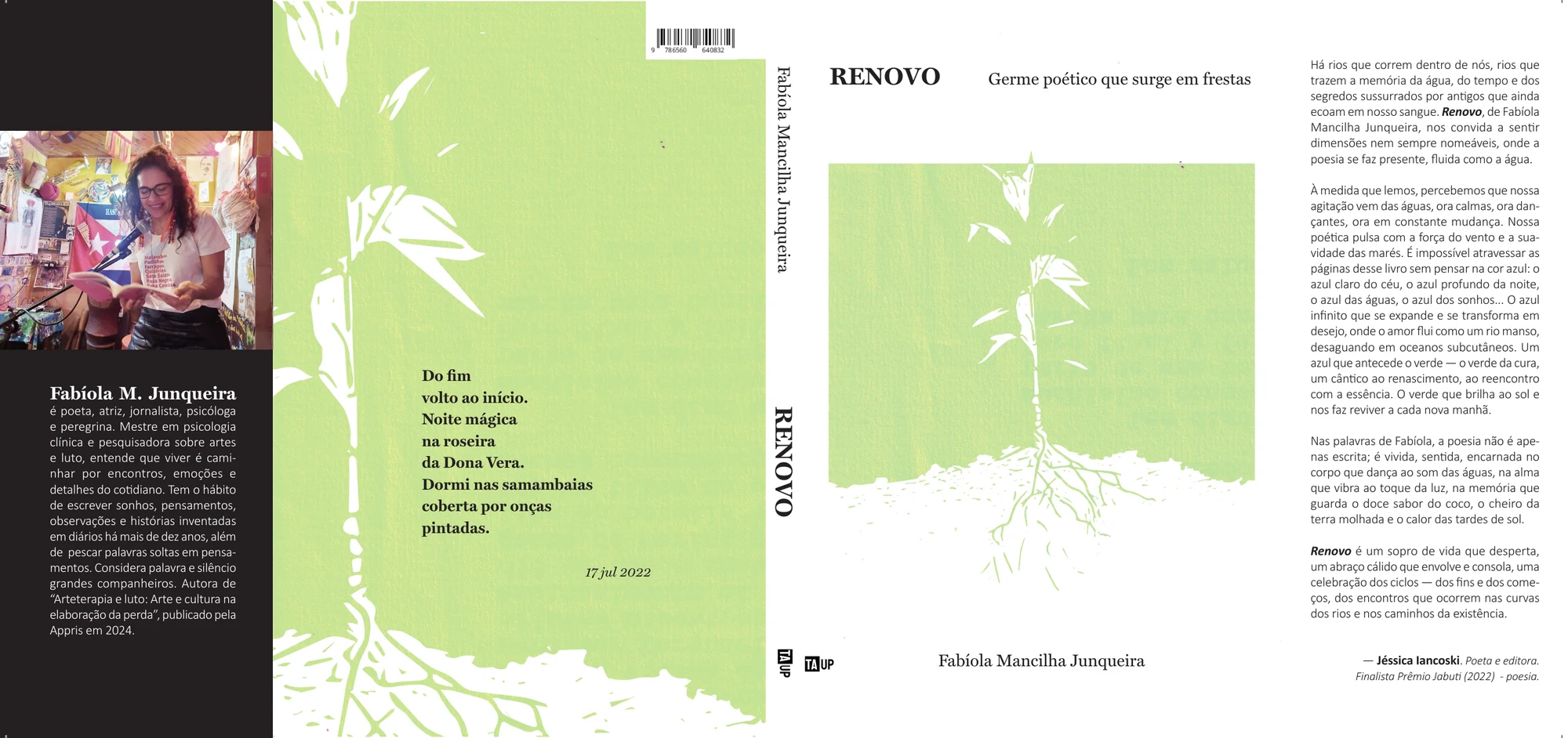 Renovo: germe poético que surge em frestas — Couverture dépliée