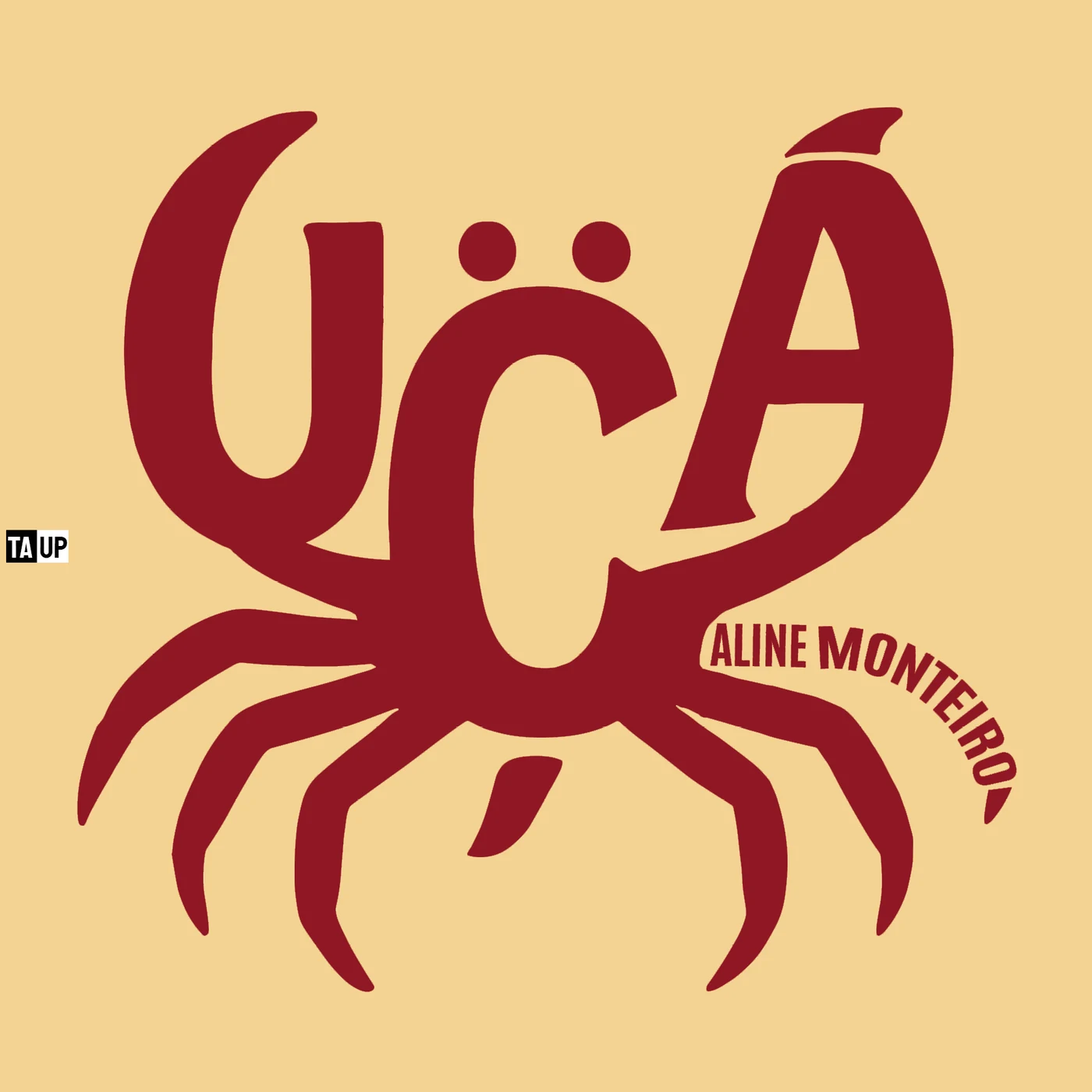 Cover of the book Uçá, by Aline Monteiro — design by Jéssica Iancoski (TAUP, 2025)